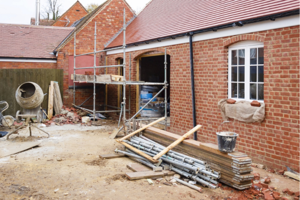 A house undergoing a Heavy Refurbishment